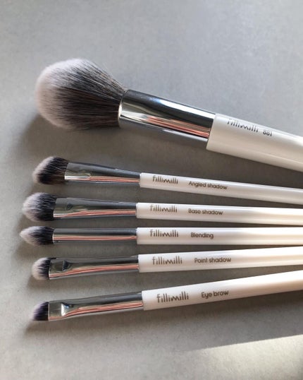 fillimilli アイメイクブラシセット/fillimilli/メイクブラシを使ったクチコミ(2枚目)