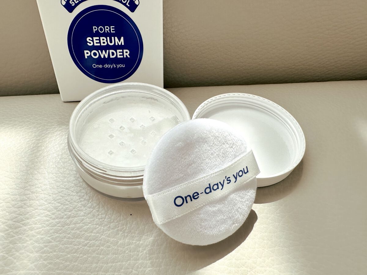ポアセバムパウダー/One-day's you/ルースパウダーを使ったクチコミ（3枚目）
