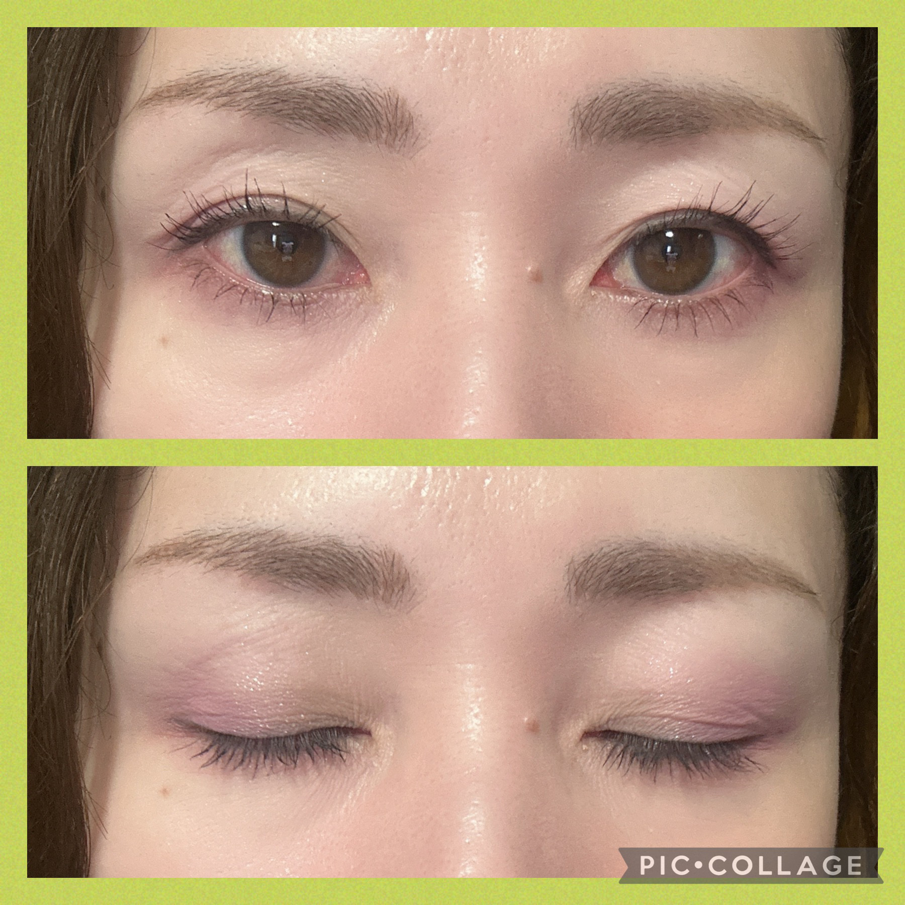 ソフトブラーリングアイパレット 17.ライムクラッシュブラーリング/wakemake/アイシャドウパレットを使ったクチコミ（2枚目）