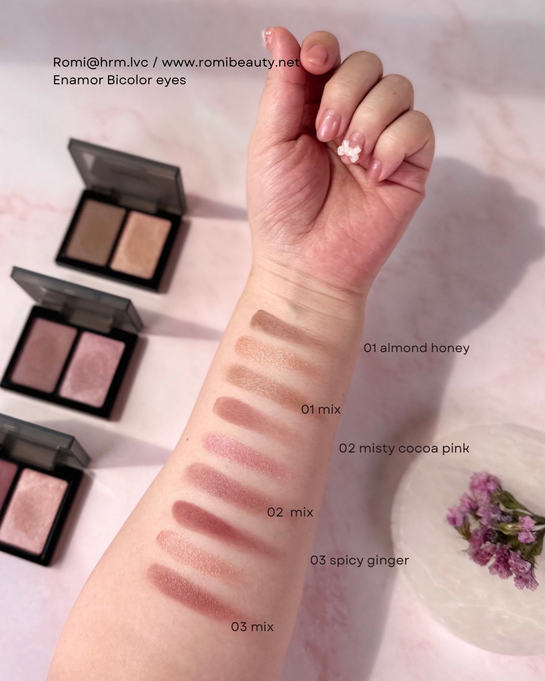 バイカラーアイズ/Enamor/アイシャドウパレットを使ったクチコミ(3枚目)