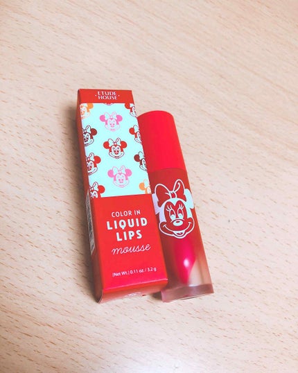 カラーインリキッドリップムース/ETUDE/口紅を使ったクチコミ(1枚目)