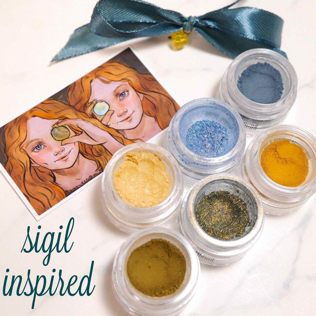 Sigil Inspired Magic Eyeshadows/SIGIL inspired/単色アイシャドウを使ったクチコミ(1枚目)