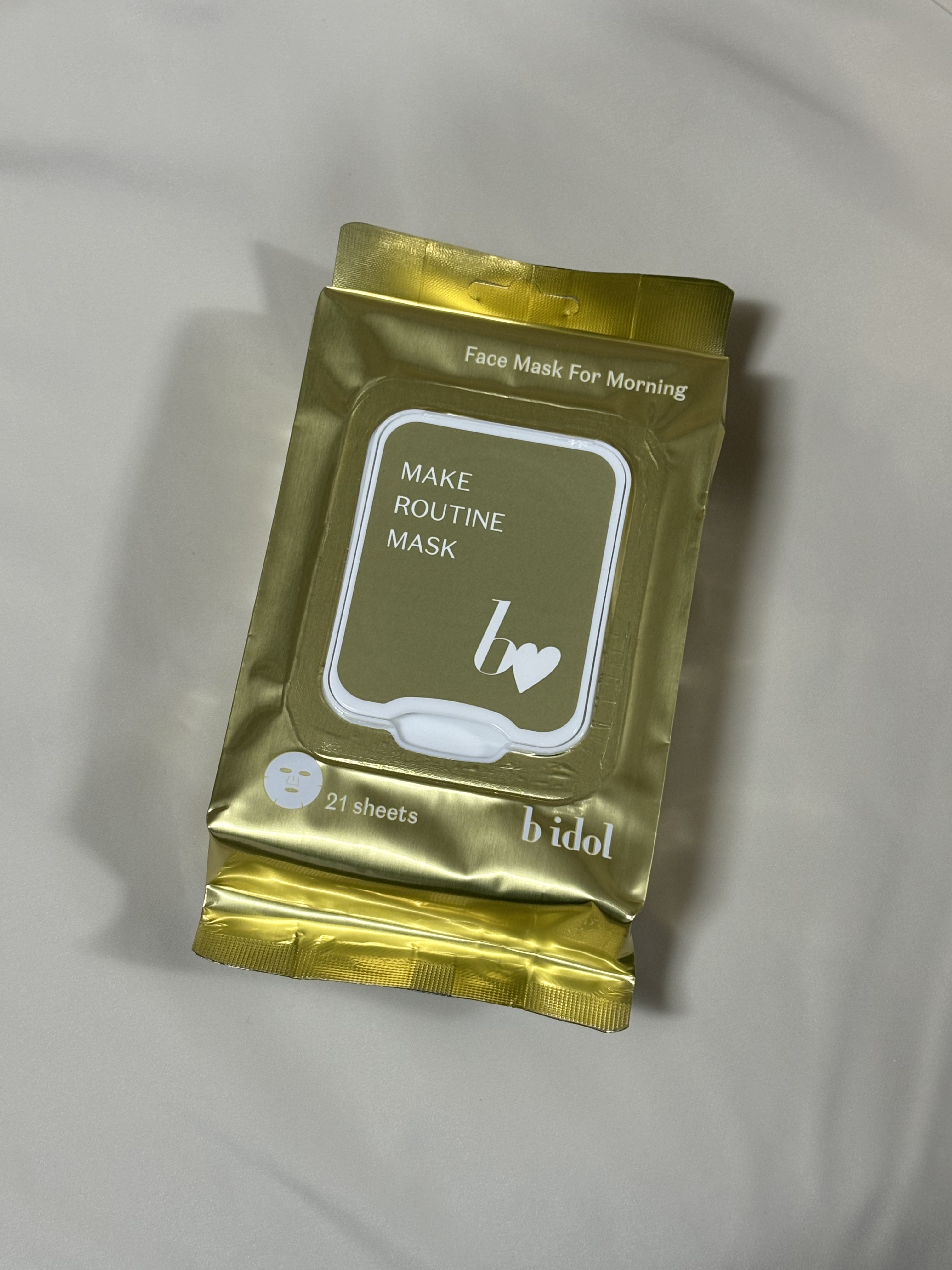 メイクルーティンマスクR/b idol/シートマスク・パックを使ったクチコミ（1枚目）