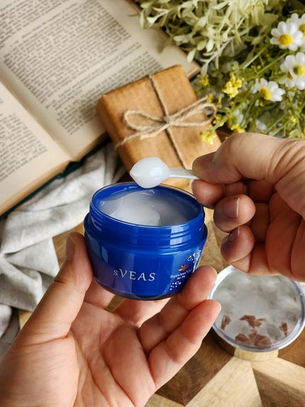 オールインワンジェル(スクアレンジェル)/sVEAS/オールインワン化粧品を使ったクチコミ(2枚目)