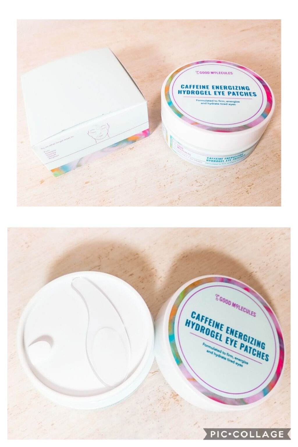 CAFFEINE ENERGIZING HYDROGEL EYE PATCHES Good Molecules