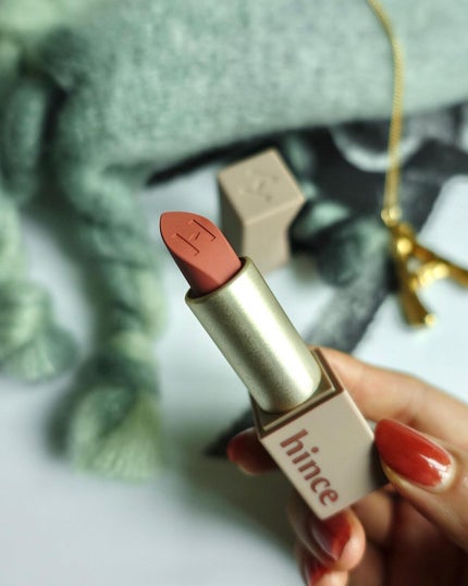 ムードインハンサーマット  M013 ベアエッセンシャル/hince/口紅を使ったクチコミ(2枚目)