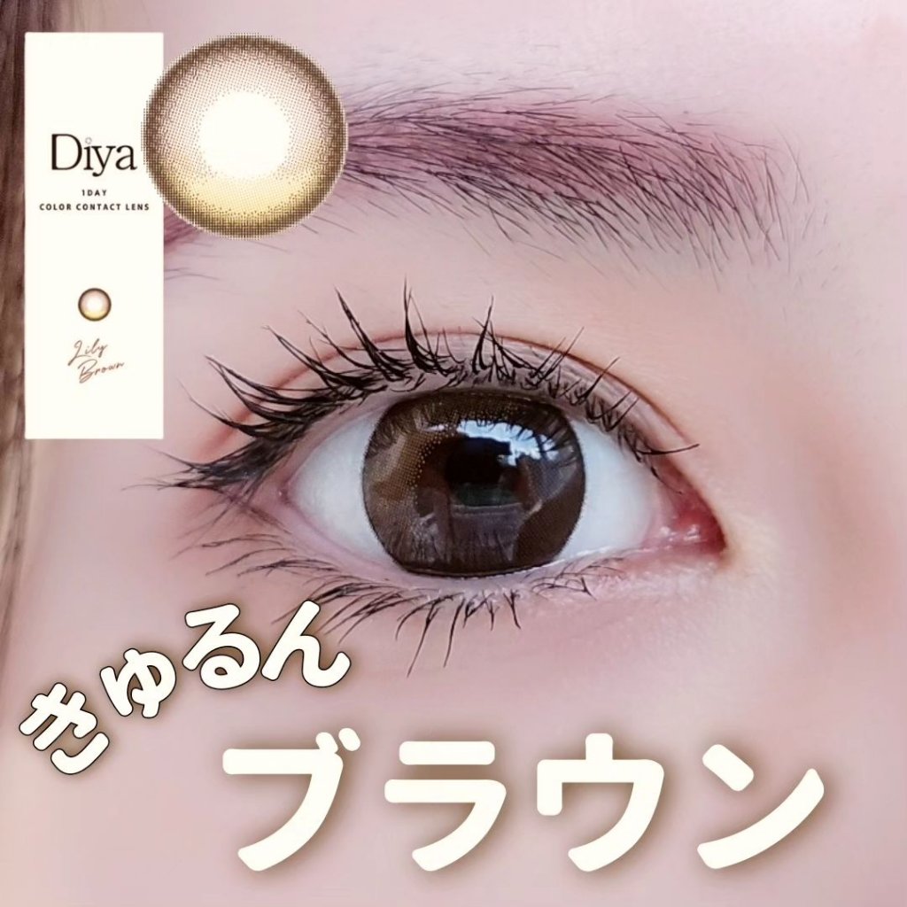 Diya 1day/Diya/ワンデー（１DAY）カラコンを使ったクチコミ（1枚目）