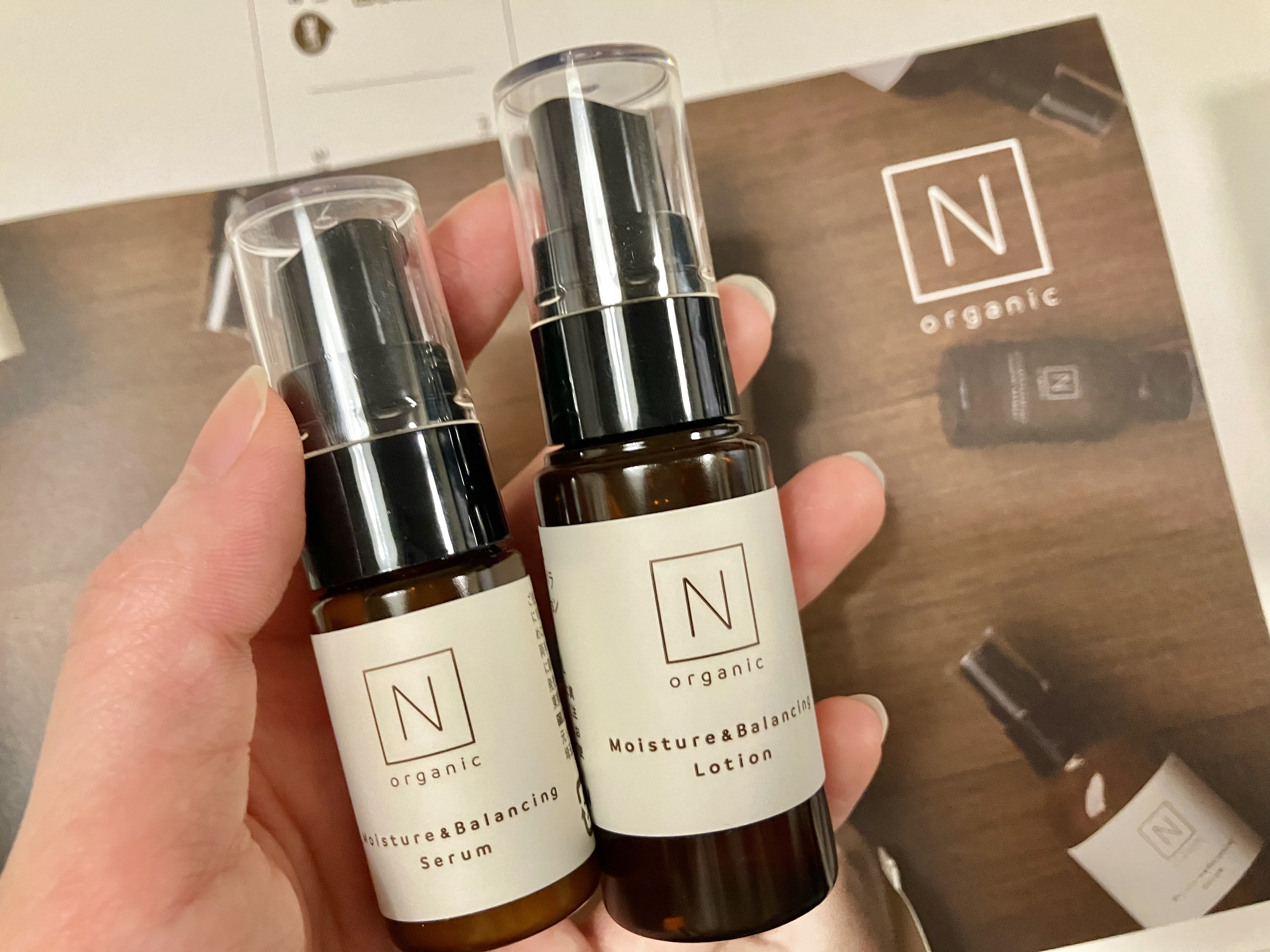 モイスチュア＆バランシング トライアルキット/Ｎ organic/トライアルキットを使ったクチコミ（1枚目）