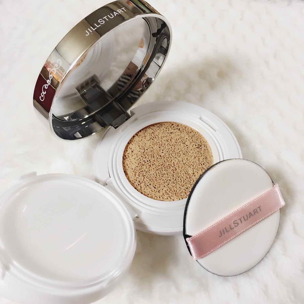 ピュアエッセンス クッションコンパクト 101 linen/JILL STUART/クッションファンデーションを使ったクチコミ（2枚目）