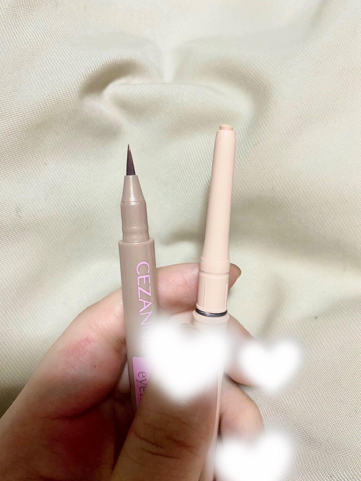 描くふたえアイライナー/CEZANNE/リキッドアイライナーを使ったクチコミ(3枚目)