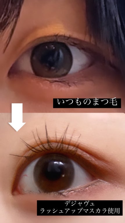 「塗るつけまつげ」自まつげ際立てタイプ/デジャヴュ/マスカラを使ったクチコミ(3枚目)