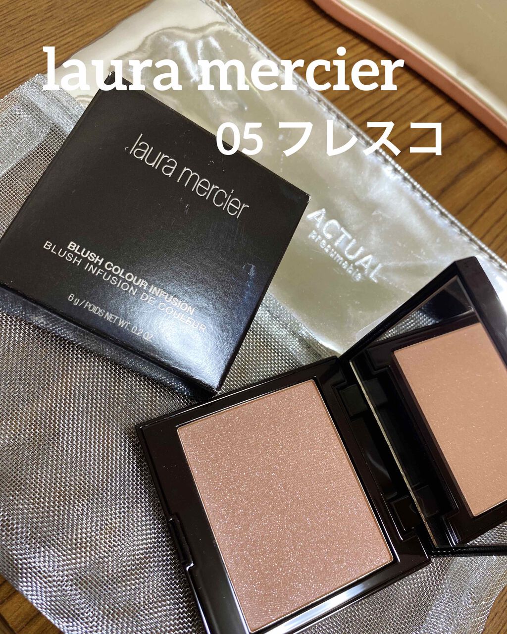 ブラッシュ カラー インフュージョン/ローラ メルシエ/パウダーチークを使ったクチコミ(1枚目)