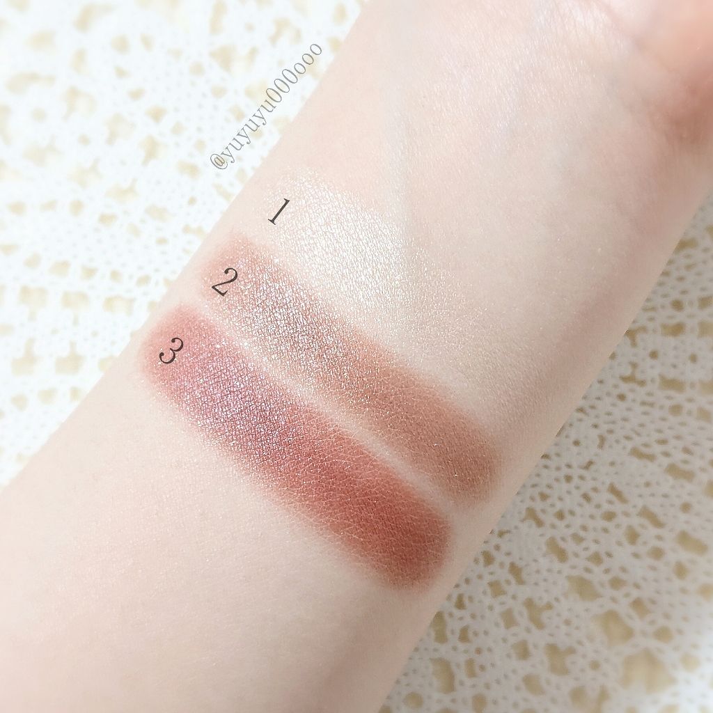 トーンアップアイシャドウ/CEZANNE/アイシャドウパレットを使ったクチコミ(2枚目)