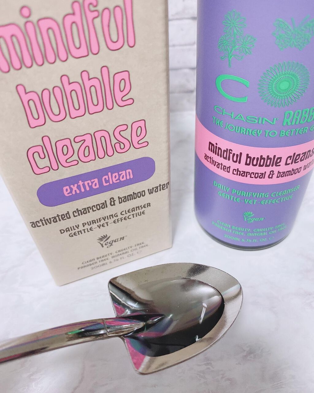 Mindful Bubble Cleanse/CHASIN'RABBITS/その他洗顔料を使ったクチコミ(2枚目)