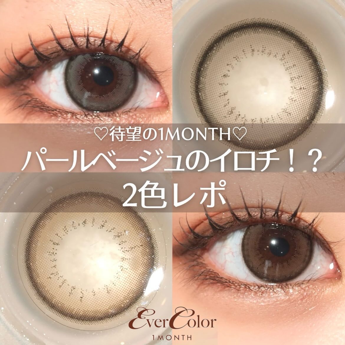 エバーカラーワンデー ナチュラル パールベージュ/エバーカラー/ワンデー（１DAY）カラコンを使ったクチコミ（1枚目）