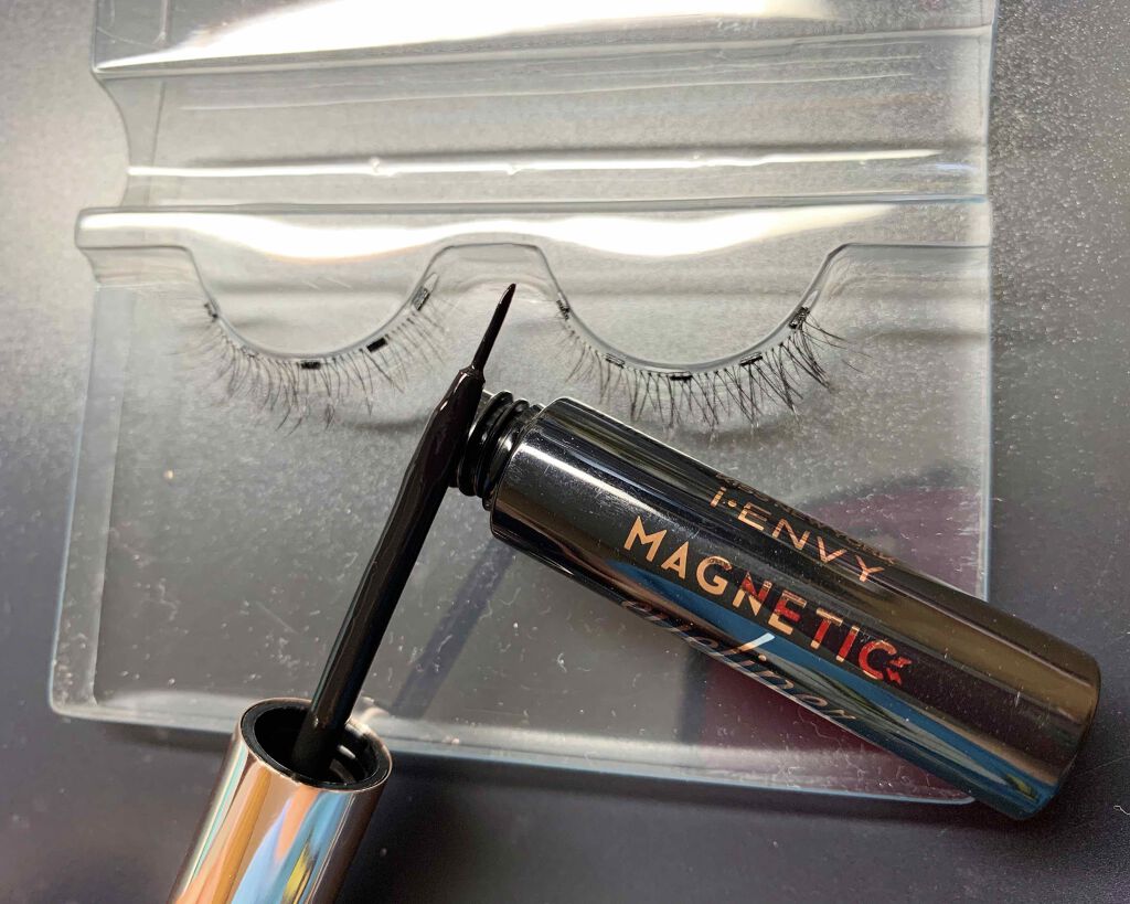 マグネチックラッシュ&ライナー/KISS NEW YORK/メイクアップキットを使ったクチコミ(2枚目)