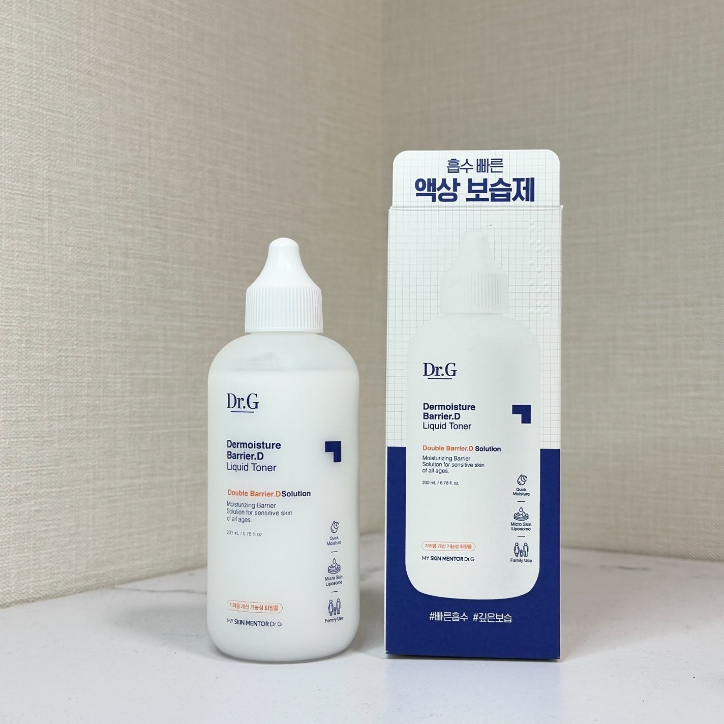 ザモイスチャーバリアDリキッドトナー/Dr.G/化粧水を使ったクチコミ(2枚目)