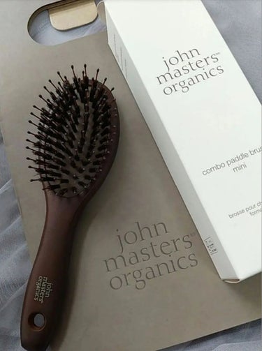 コンボパドルブラシ/john masters organics/ヘアブラシを使ったクチコミ（1枚目）