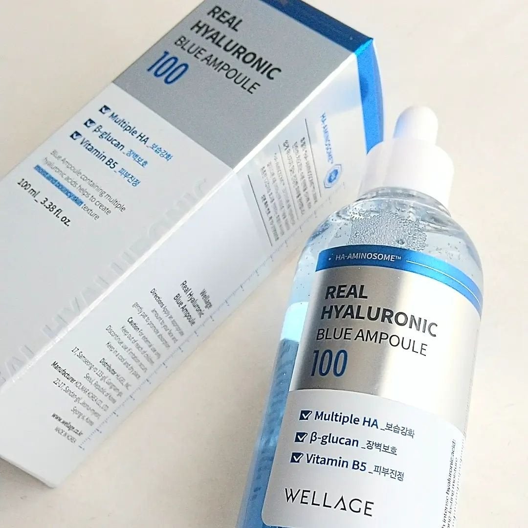 リアルヒアルロニックブルーアンプル 100/Wellage/美容液を使ったクチコミ(6枚目)