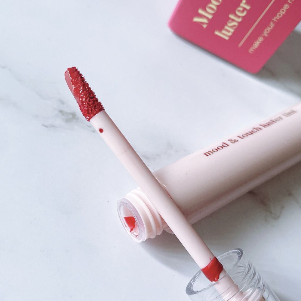 ムードアンドタッチラスターティント #2 HUSH/Hope Girl/リップティントを使ったクチコミ（3枚目）