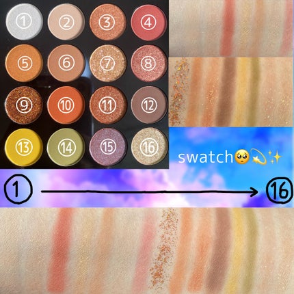 大英博物館 エジプトシリーズ アイシャドウパレット/ZEESEA/アイシャドウパレットを使ったクチコミ(2枚目)