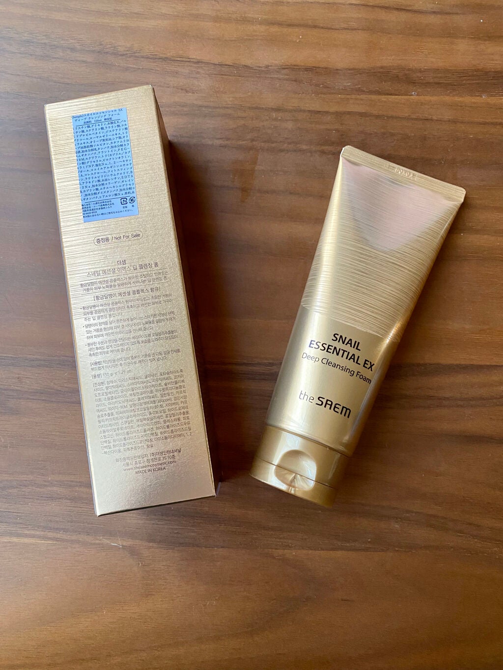 スネイル エッセンシャルEX ディープクレンジングフォーム/the SAEM/洗顔フォームを使ったクチコミ(2枚目)