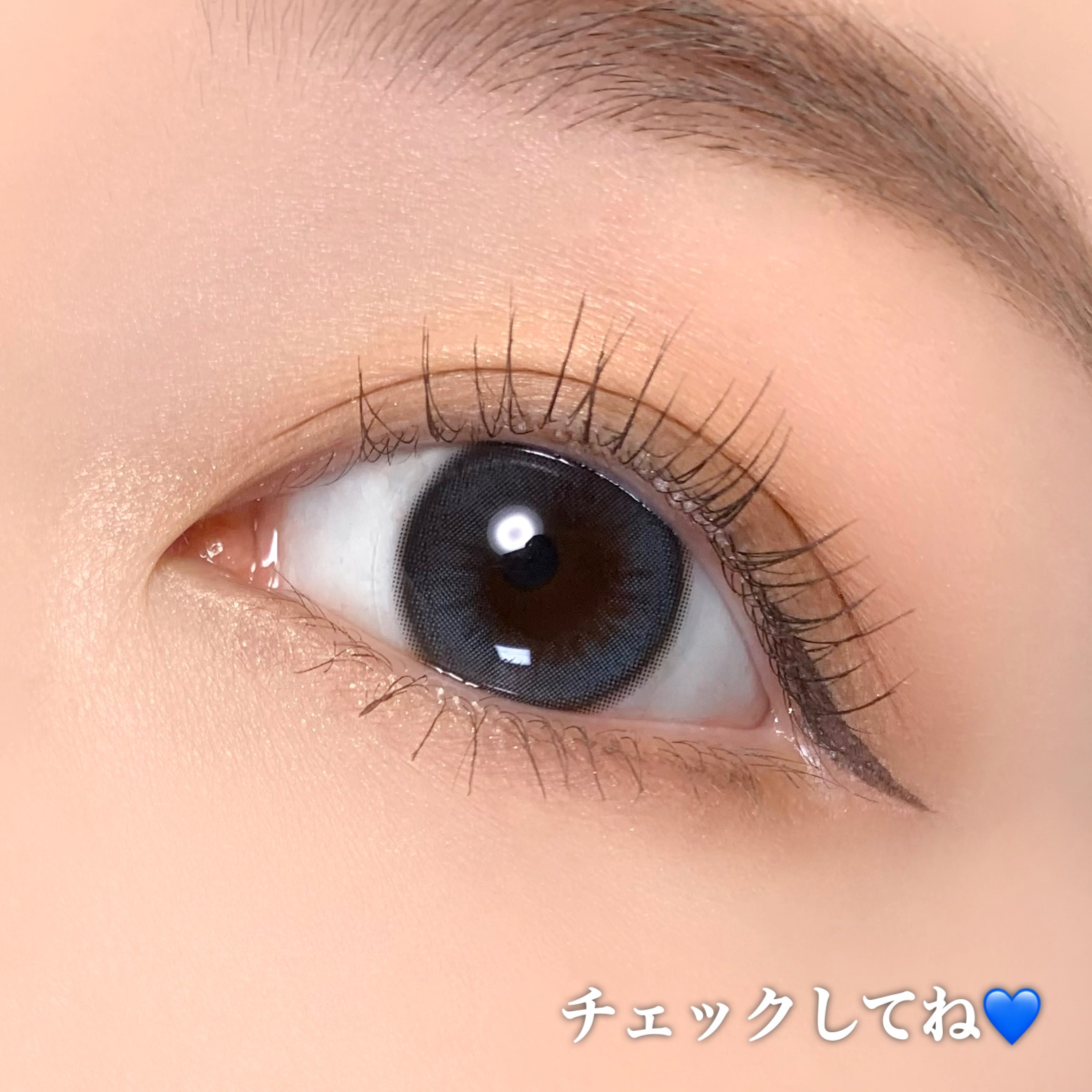 Daisy Shower 1Day/chuu LENS/ワンデー（１DAY）カラコンを使ったクチコミ（3枚目）