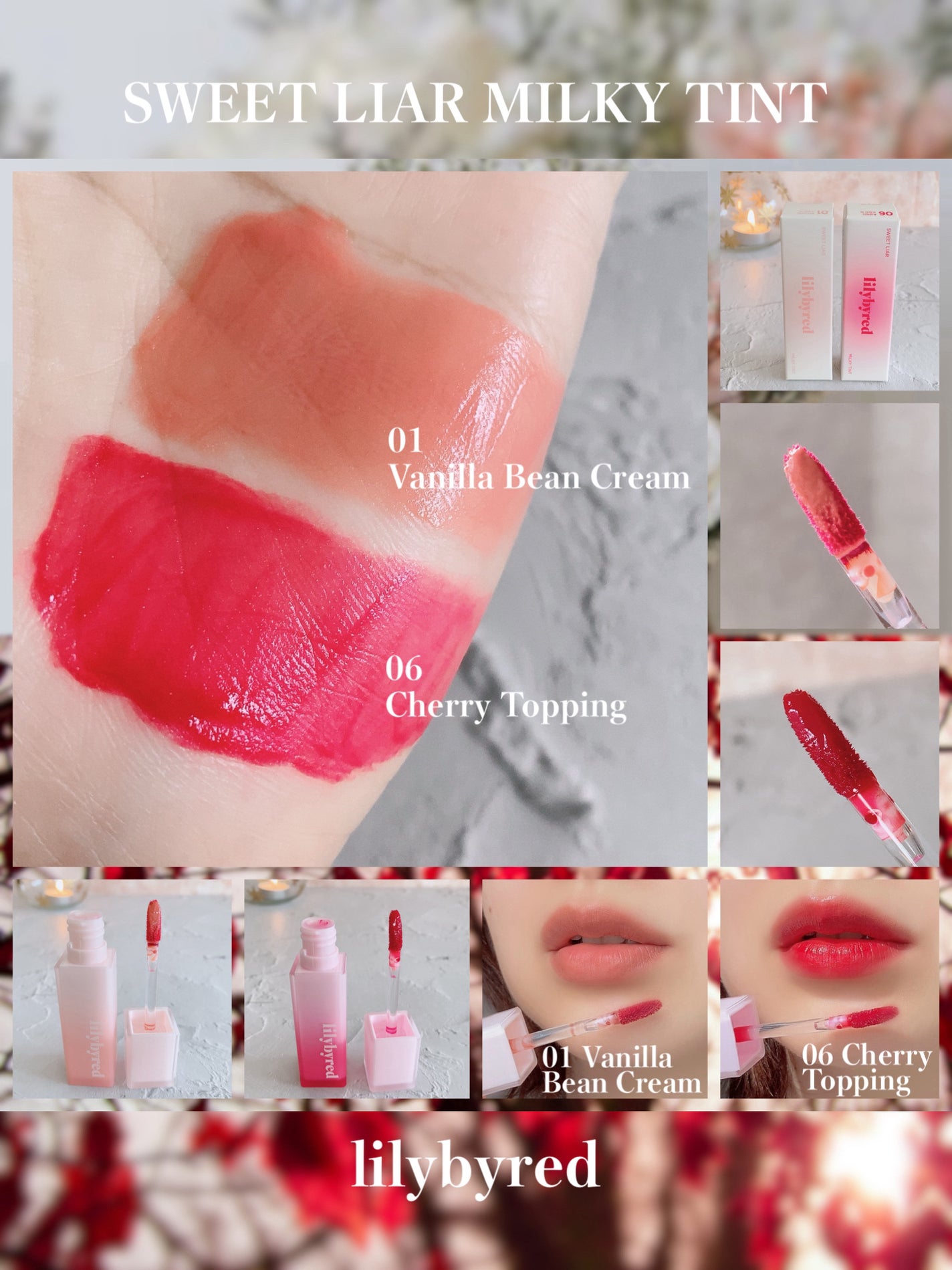 スウィート ライアー ミルキー ティント/lilybyred/口紅を使ったクチコミ(6枚目)