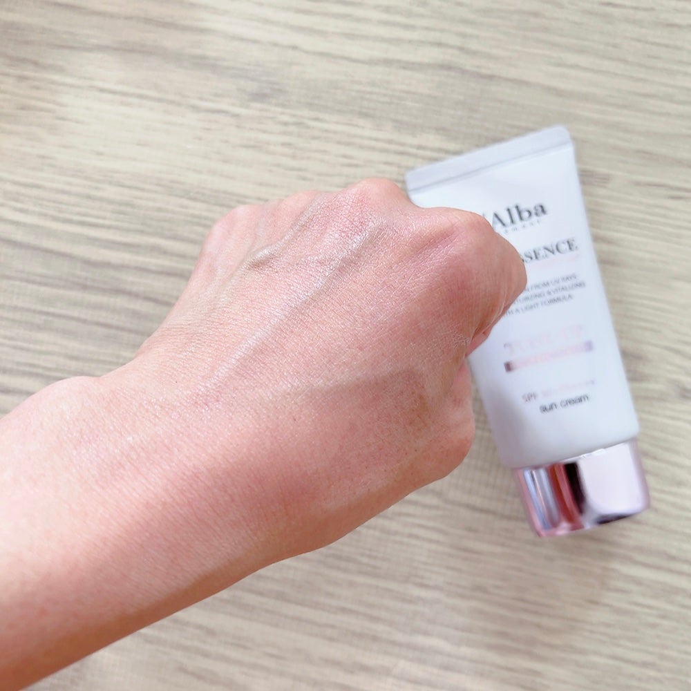 ダルバ ウォータフル トーンアップ サンクリーム(パープル)/ダルバ/日焼け止めクリームを使ったクチコミ(3枚目)