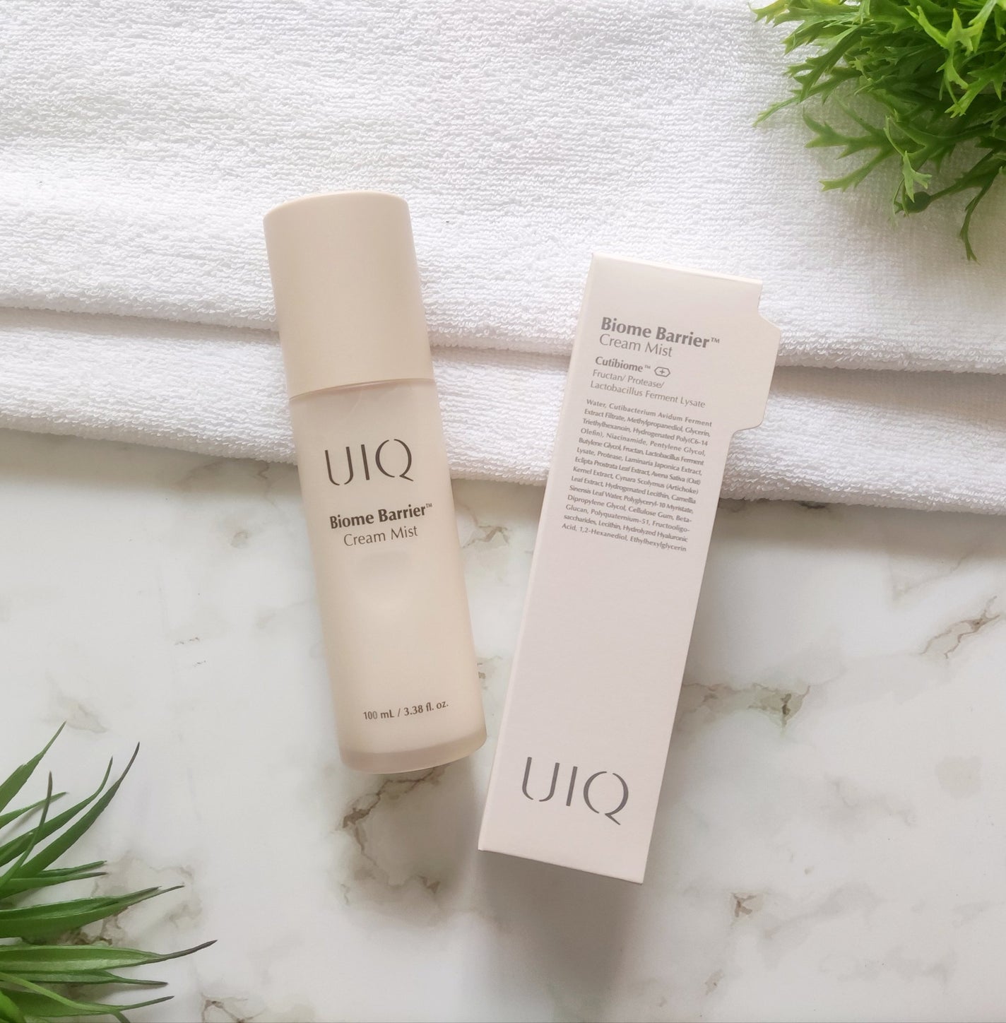 バイオームバリア クリームミスト/UIQ/ミスト状化粧水を使ったクチコミ(1枚目)
