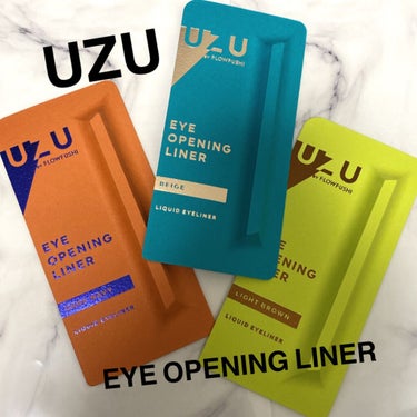 EYE OPENING LINER/UZU BY FLOWFUSHI/リキッドアイライナーを使ったクチコミ（1枚目）