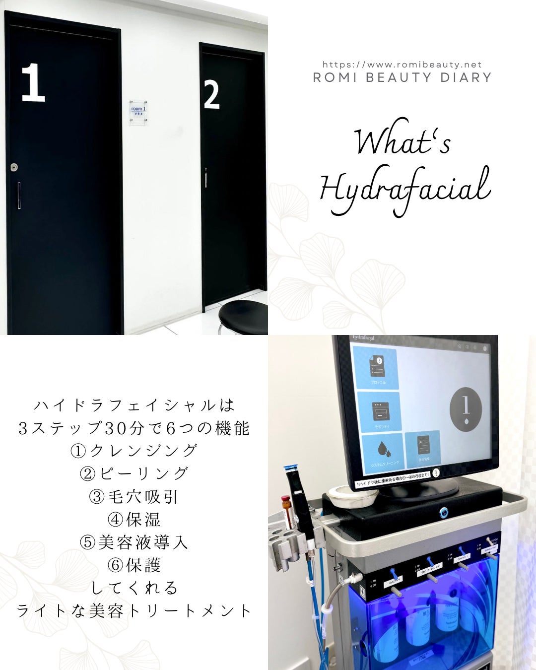 Romi on LIPS 「ハイドラフェイシャルレポートᝰ✍🏻案件で受けた施術ですが、参考..」(2枚目)