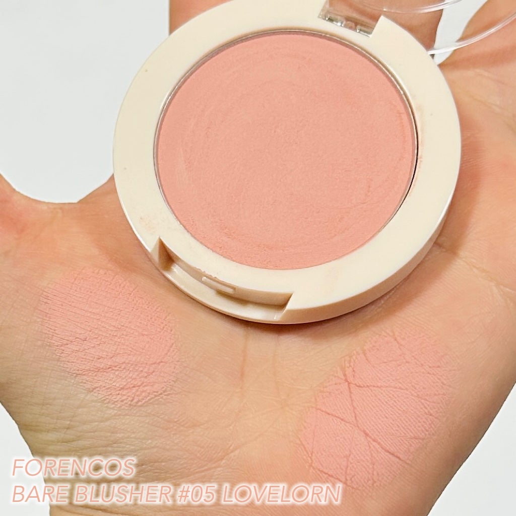 ベアブラッシャー パフ付き/フォレンコス/パウダーチークを使ったクチコミ(2枚目)