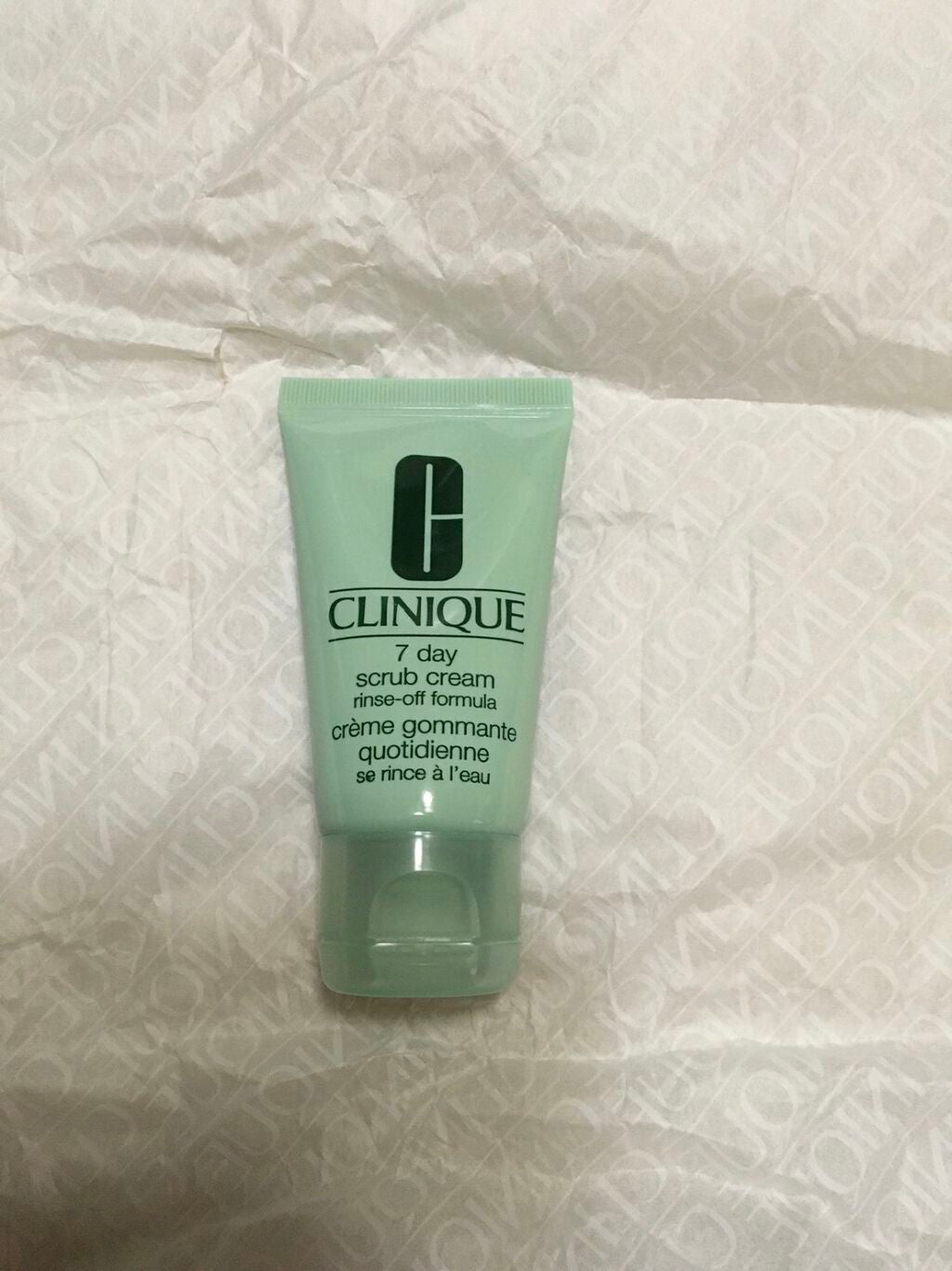 セブンデイ スクラブ クリーム リンス オフ フォーミュラ/CLINIQUE/スクラブ・ゴマージュを使ったクチコミ(1枚目)