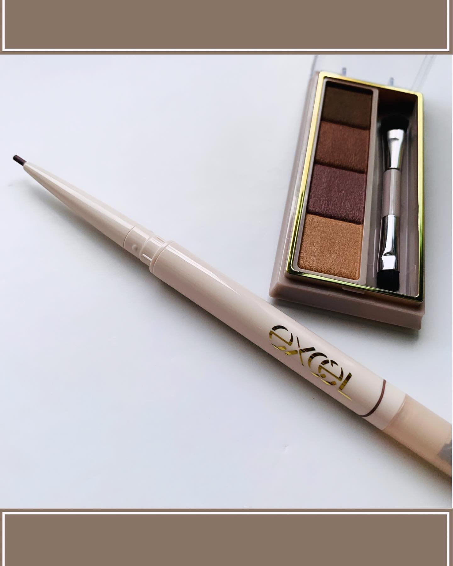 カラーエディットスリムブロウ/excel/アイブロウペンシルを使ったクチコミ（2枚目）