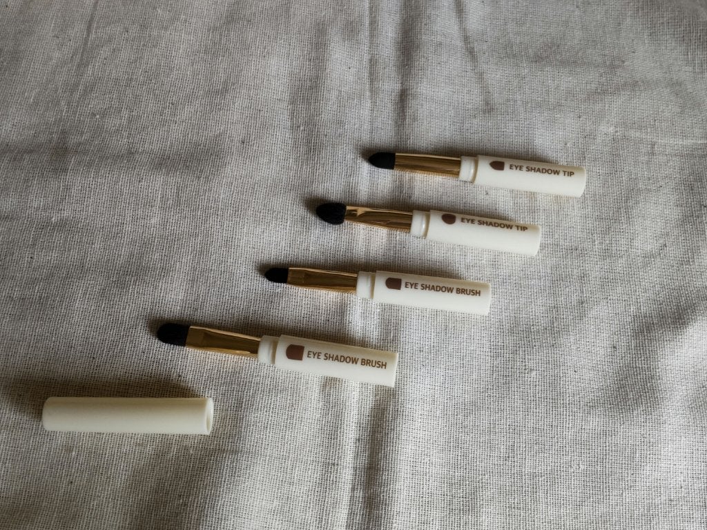 ロケット型 メイクブラシ/DAISO/メイクブラシを使ったクチコミ(2枚目)