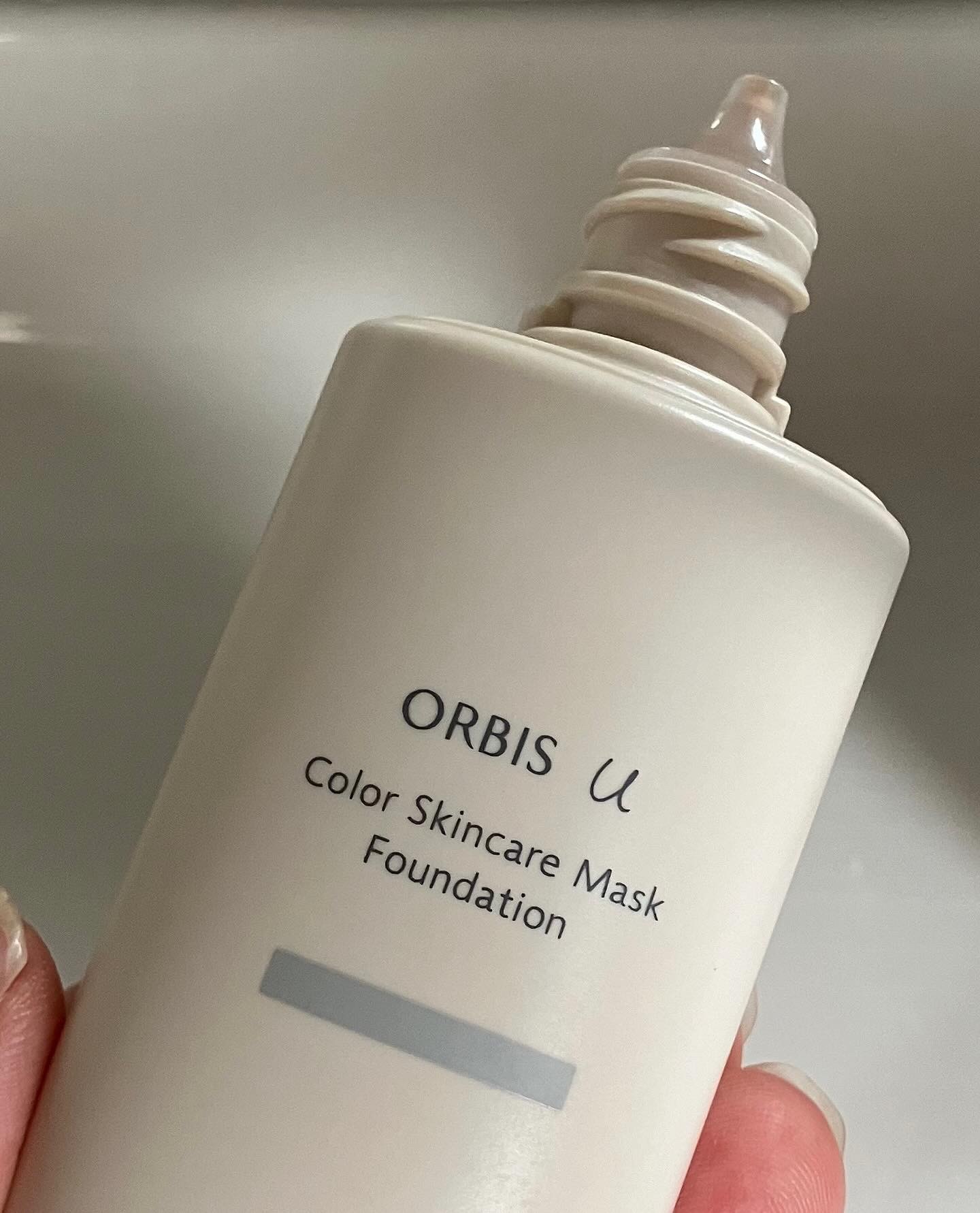 オルビスユー カラースキンケアマスク ファンデーション/オルビス/リキッドファンデーションを使ったクチコミ（3枚目）
