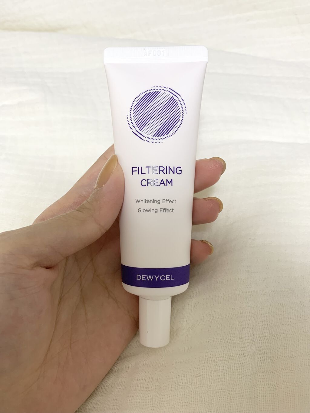 フィルタリングクリーム/DEWYCEL/日焼け止めクリームを使ったクチコミ（1枚目）