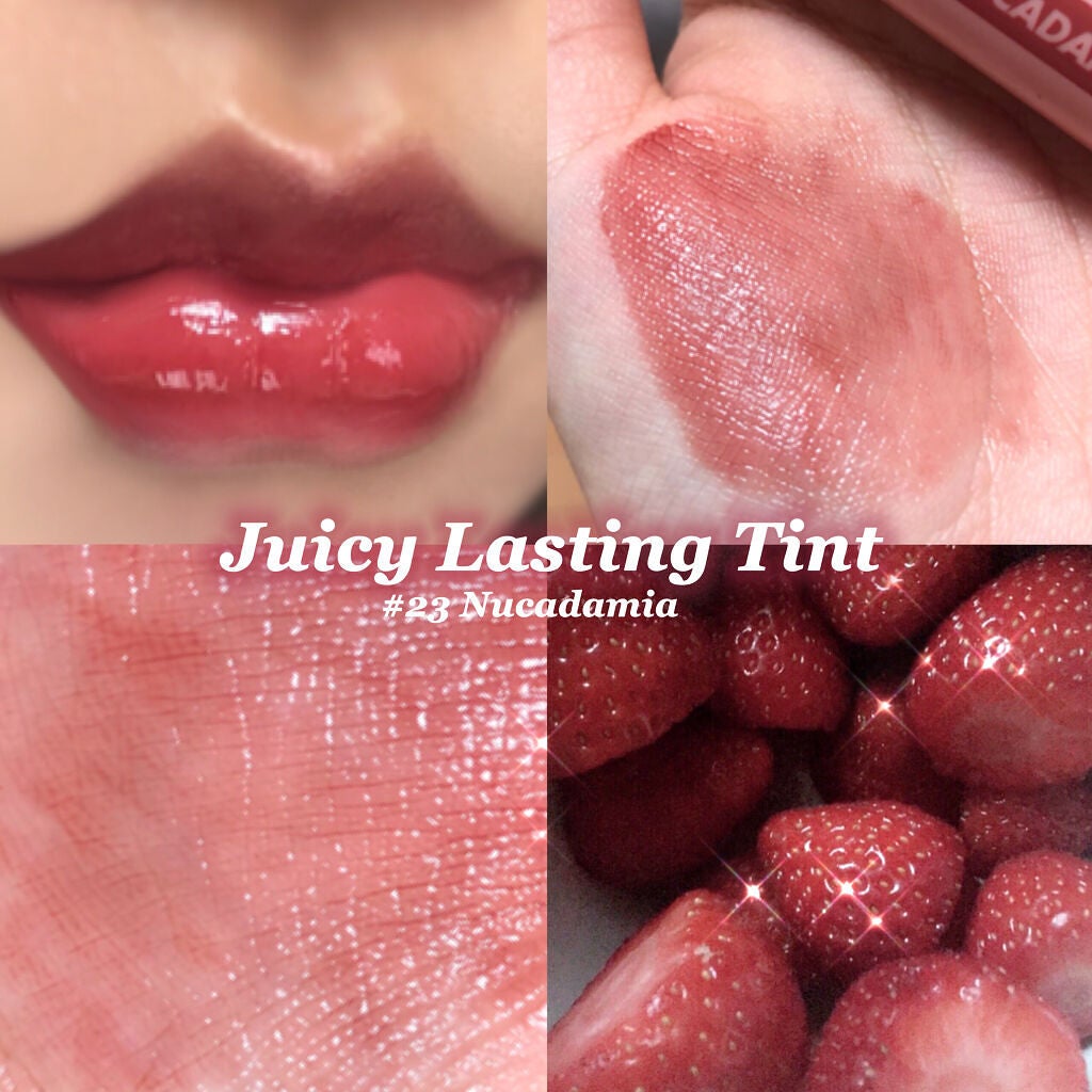 ジューシーラスティングティント/rom&nd/リップティントを使ったクチコミ(1枚目)