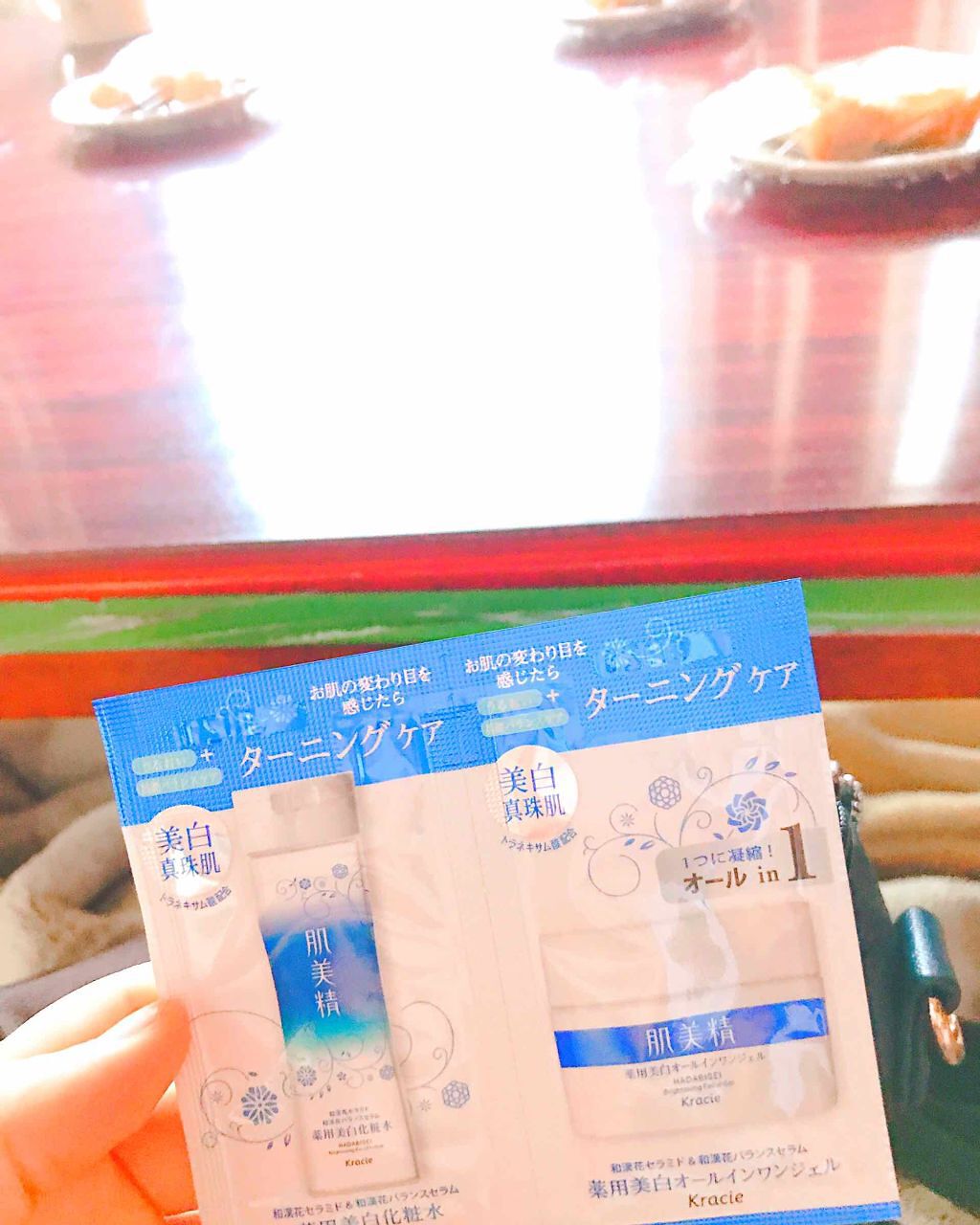 裟於里 on LIPS 「イオンに行ったら試供品で配ってたから貰ってきたよ!お風呂あがり..」(1枚目)