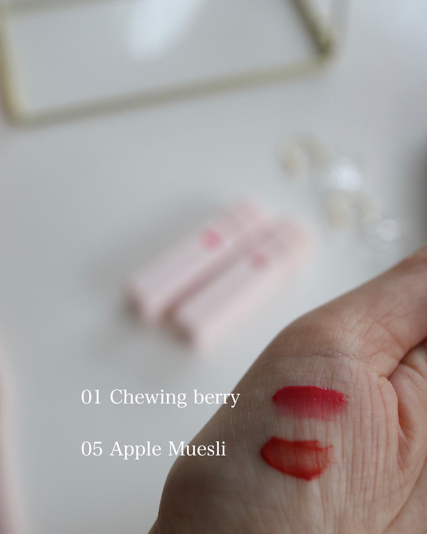 チューインガムベルベットティント/KIRSH(キルシー)/リップティントを使ったクチコミ（2枚目）