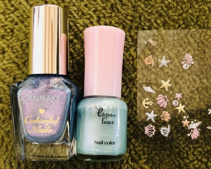 カラフルネイルズ/キャンメイク/マニキュアを使ったクチコミ(2枚目)