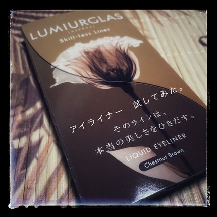 スキルレスライナー/LUMIURGLAS/リキッドアイライナーを使ったクチコミ(1枚目)