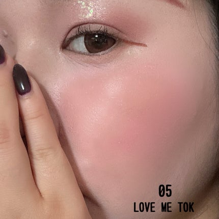 チークトクトク/AMUSE/リキッドチークを使ったクチコミ(5枚目)