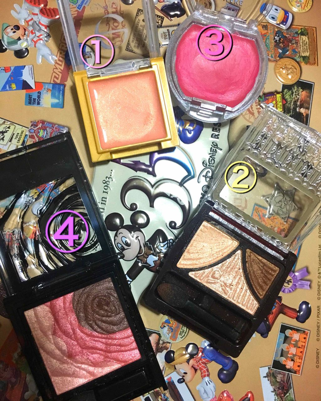 シマリングシャドウ/excel/ジェル・クリームアイシャドウを使ったクチコミ(1枚目)