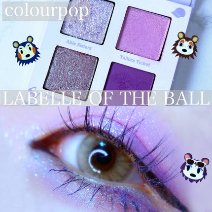 Labelle Of The Ball/ColourPop/アイシャドウパレットを使ったクチコミ(1枚目)