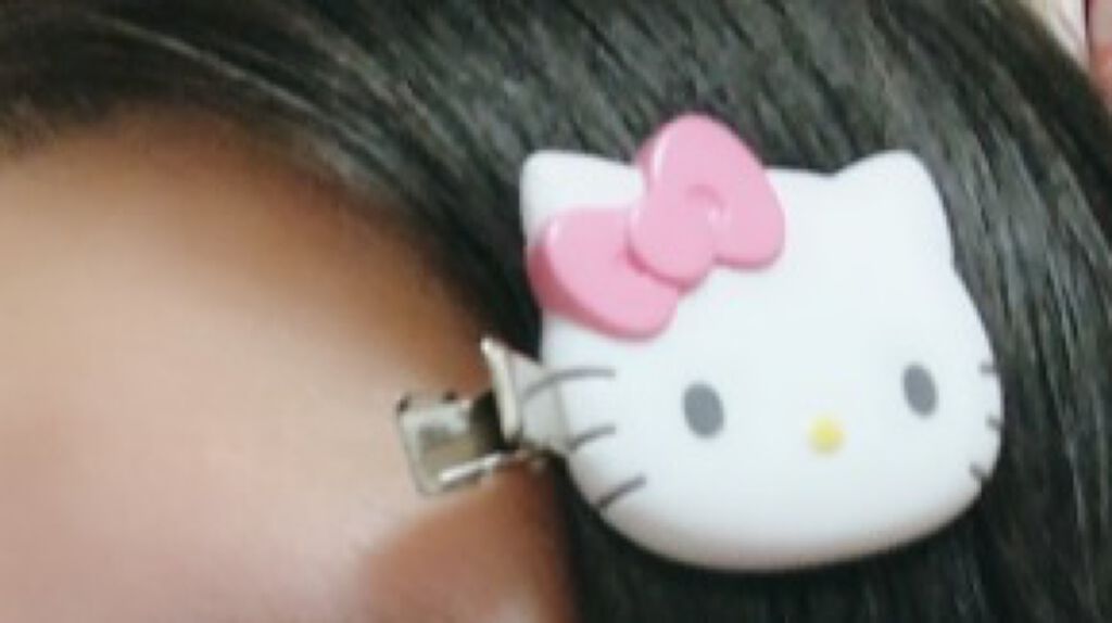 前髪クリップ/サンリオ/ヘアアクセサリーを使ったクチコミ（1枚目）