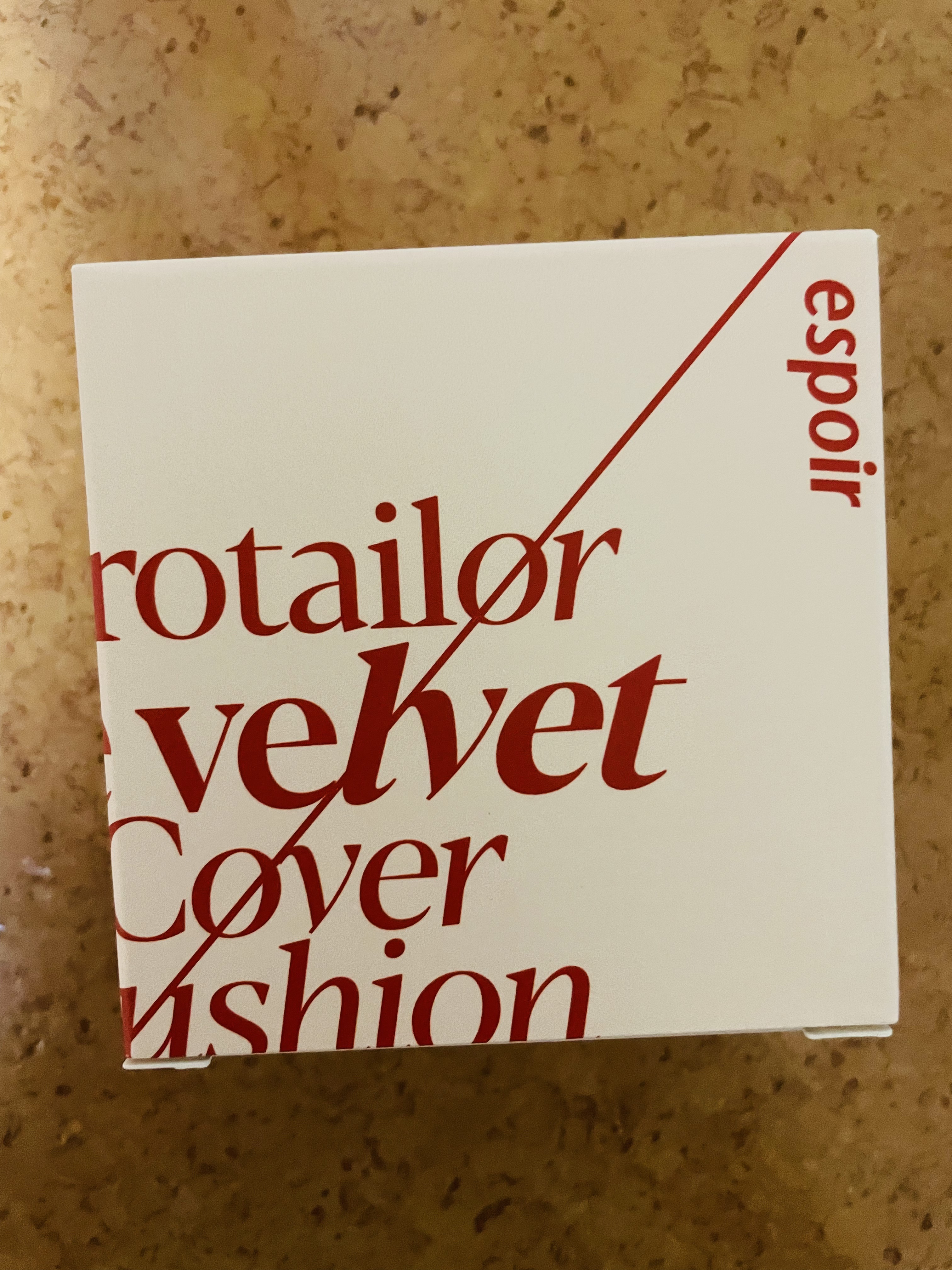 プロテーラービーベルベットカバークッション/espoir/クッションファンデーションを使ったクチコミ（1枚目）