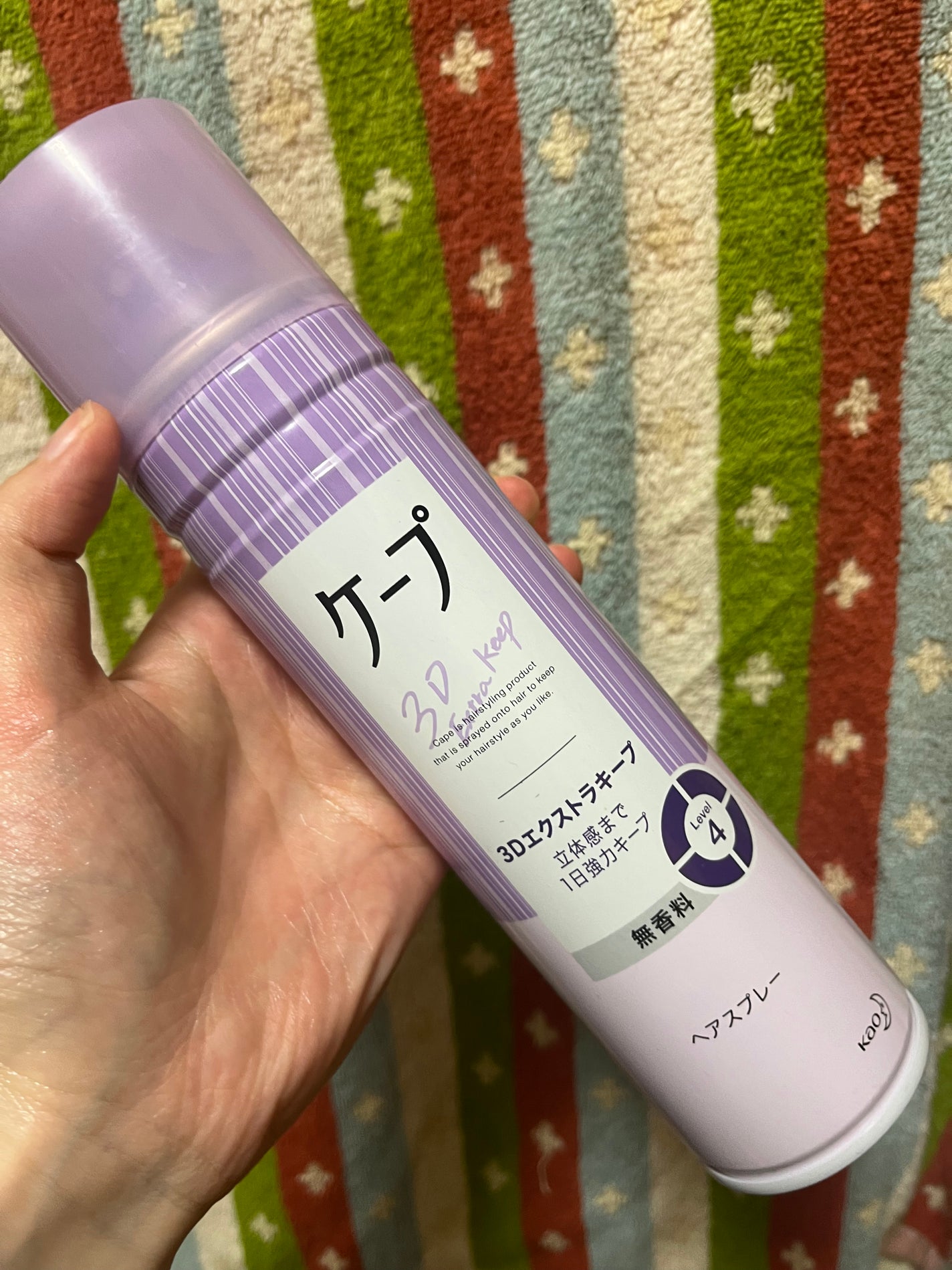 ケープ 3Dエクストラキープ 無香料/ケープ/ヘアスプレーを使ったクチコミ(1枚目)