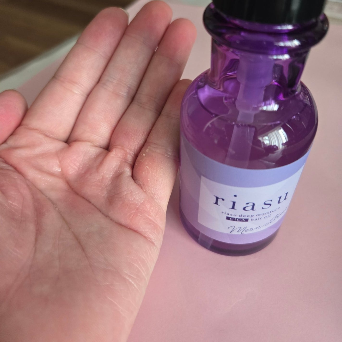 リアス ディープ モイスチャー シカ ヘアオイル/riasu/ヘアミルクを使ったクチコミ(3枚目)